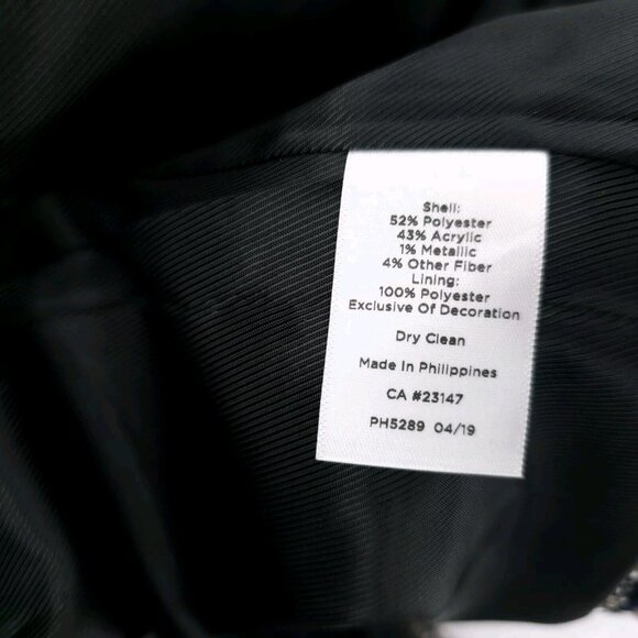 TALBOTS Adele Tweed Jacket Multi Colorful Metallic PLUS Size 24W - Picture 10 of 10